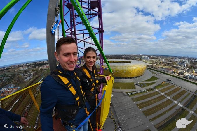 Skok na Bungee dla Dwojga z filmowaniem w Gdańsku