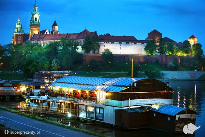 Romantyczna kolacja na wodzie z widokiem na Wawel – Kraków